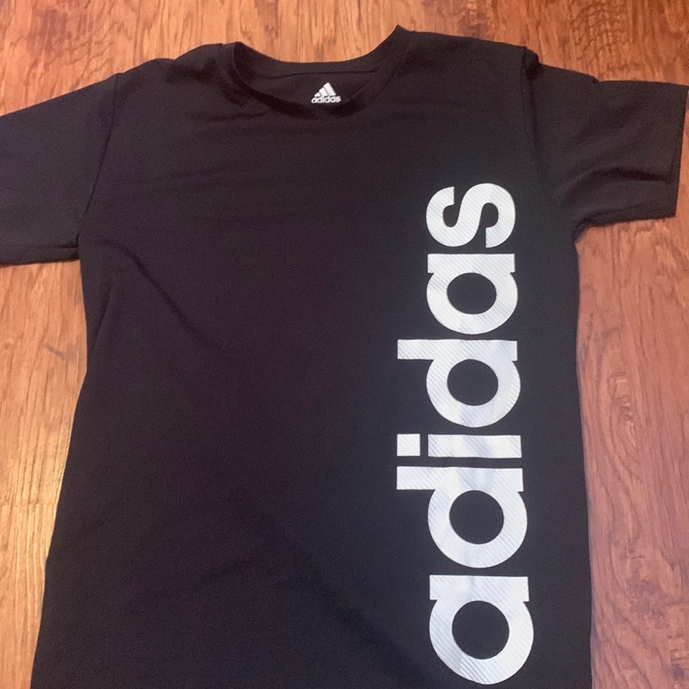 Large black adidas shirt